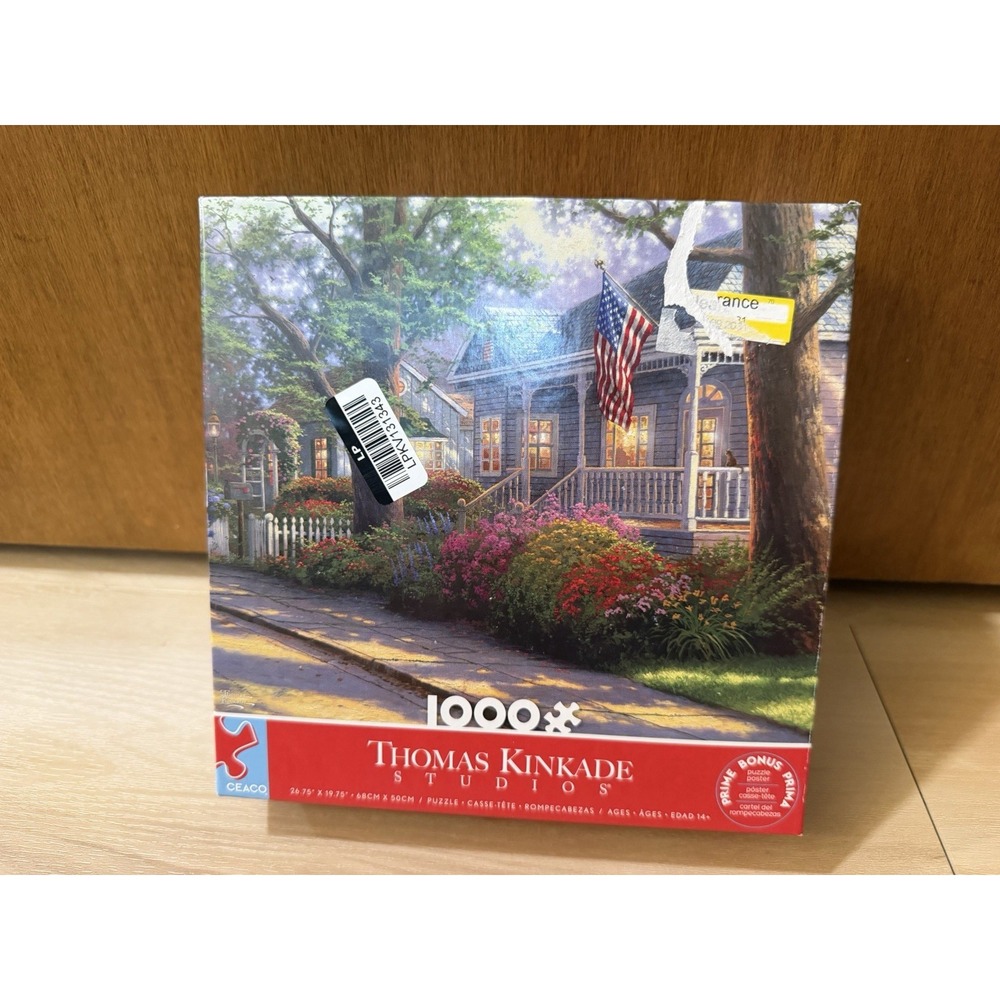 Thomas Kinkade "Hometown Pride" Jigsaw Puzzle 1000 Piece